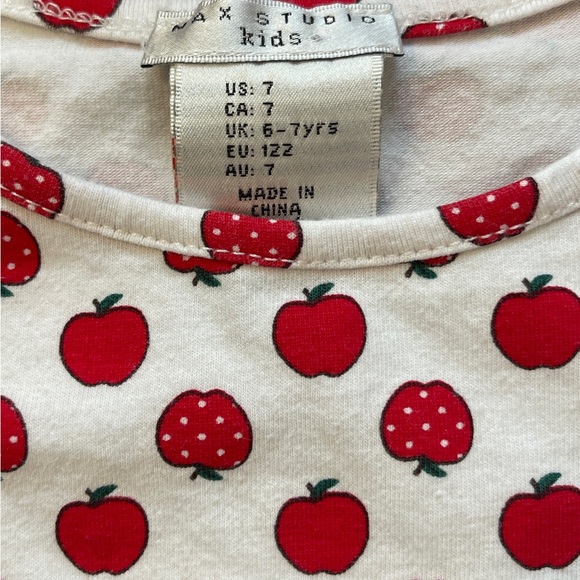 Max Studio Kids Apple Top - Picture 5 of 9